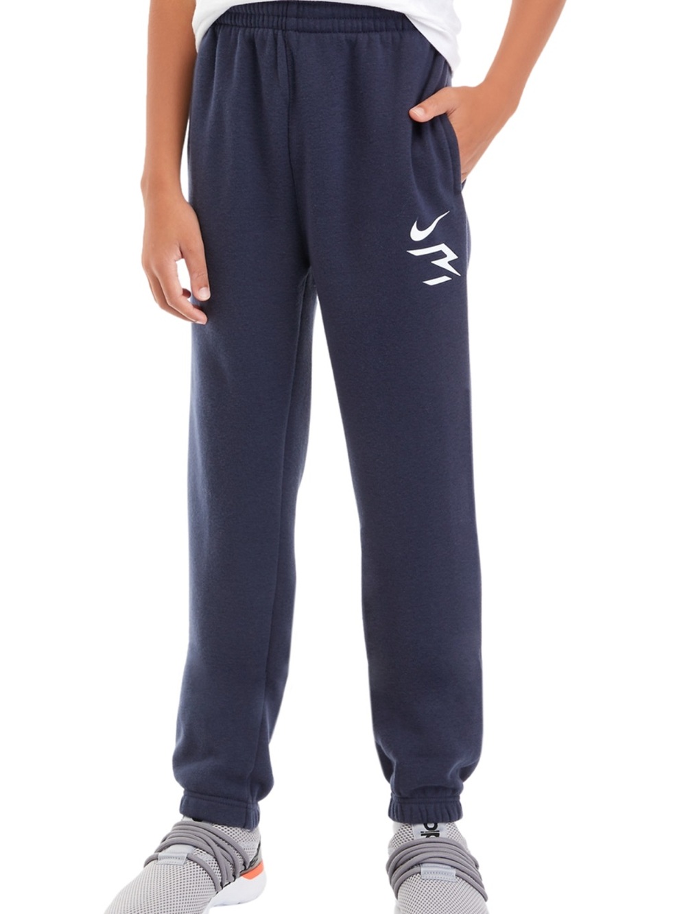 NWT Nike 3Brand Boys' Navy Fleece Sweatpants Size Large